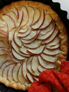 Una foto de Tarta de manzanas rápida