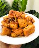 Đậu hủ chiên sốt sả ớt