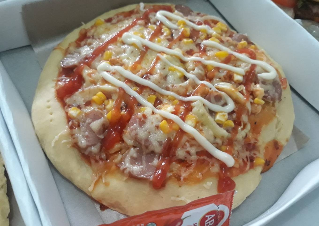 Roti pizza super lembut