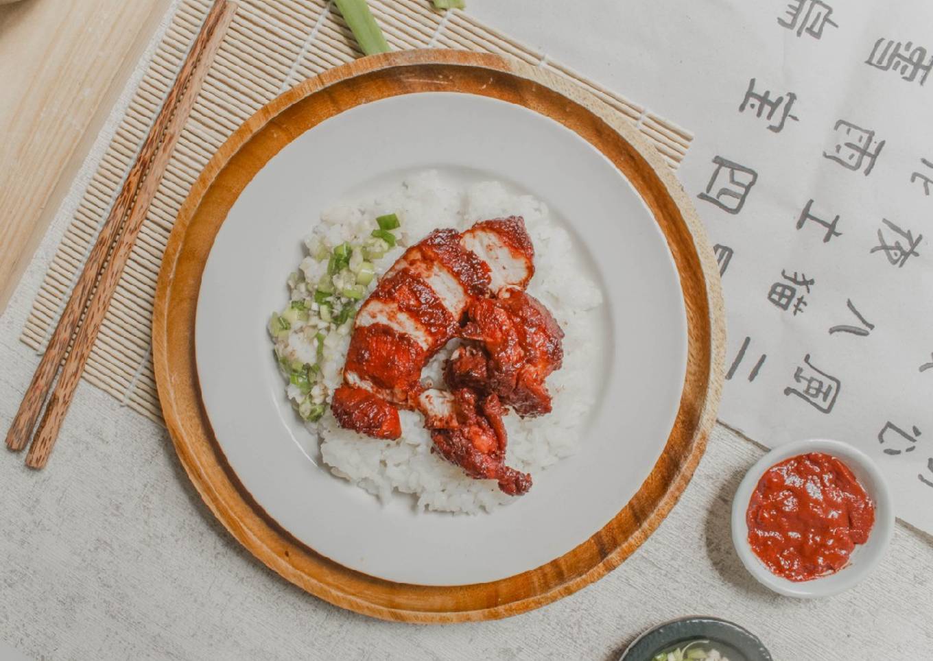 Chicken Charsiu & Garlic Oil