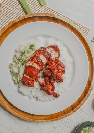 Foto resep Chicken Charsiu & Garlic Oil