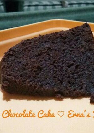 Foto resep Chocolate Cake (No egg, No Butter, No Milk)