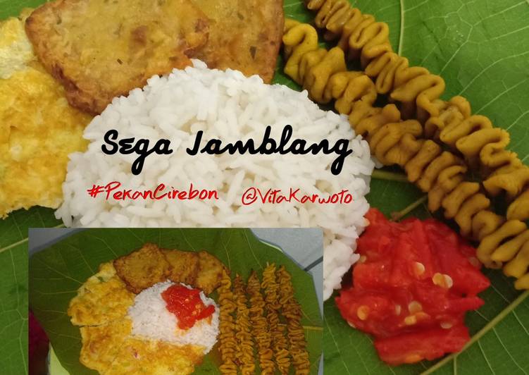 Bagaimana Menyiapkan Sega Jamblang / Nasi Jamblang khas Cirebon yang Enak Banget