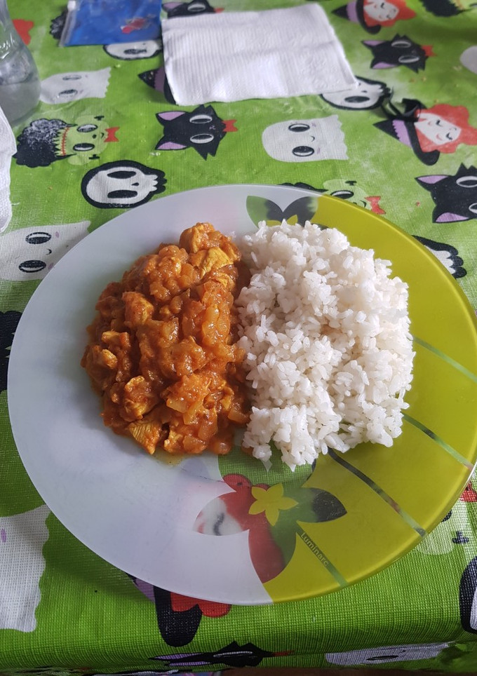 Una foto de Pollo al Curry