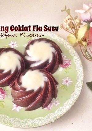 Foto resep Puding Coklat Fla Susu
