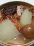 เป็ดย่างตุ๋นฟักมะนาวดอง