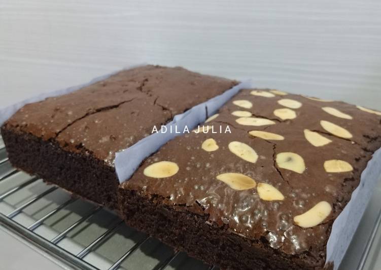 Langkah Mudah untuk Menyiapkan FUDGE BROWNIES (Shiny Crust) yang Sempurna