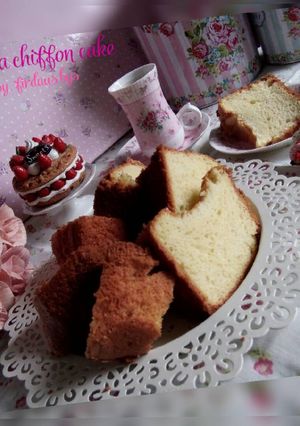 Foto resep Vanilla chiffon cake
