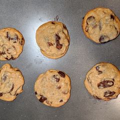 A picture of Chocolate chip cookies.
