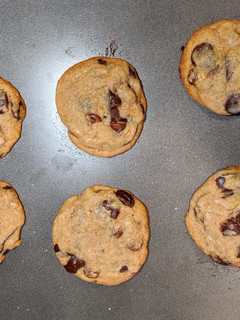 A picture of Chocolate chip cookies.