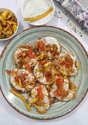 A picture of Instant bread chaat.
