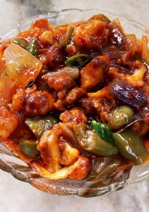 A picture of Chilli gobhi.