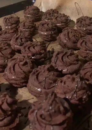 Csokis csók recept fotója