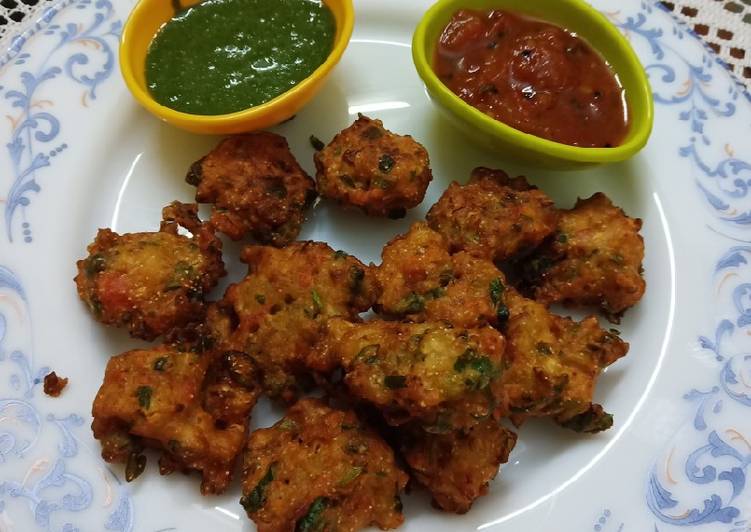 Dinner Ideas Veg pakodas/bhajiyas
