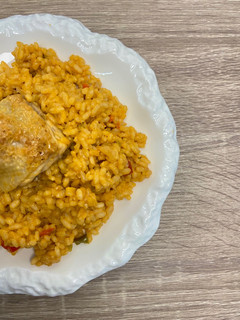 Una foto de Arroz con pollo