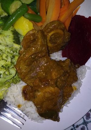 A picture of Mutton stew.