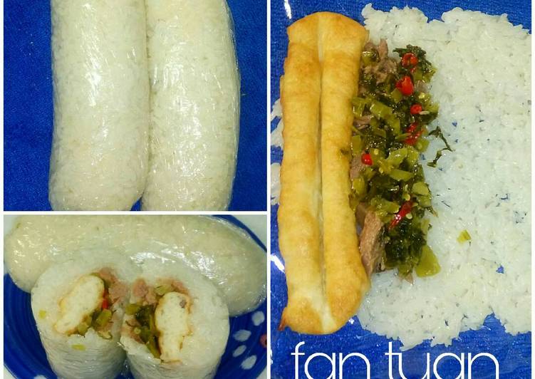 Cara mudah Membuat Sticky rice roll (fan tuan) yang sempurna