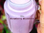 Gambar krim strawberry