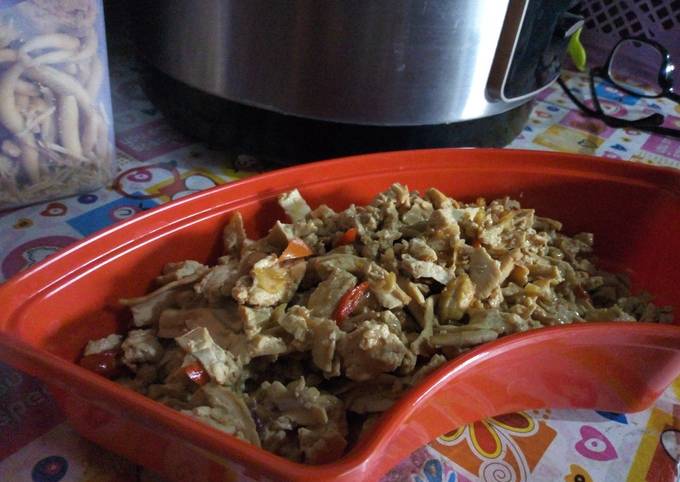 Orek tahu putih