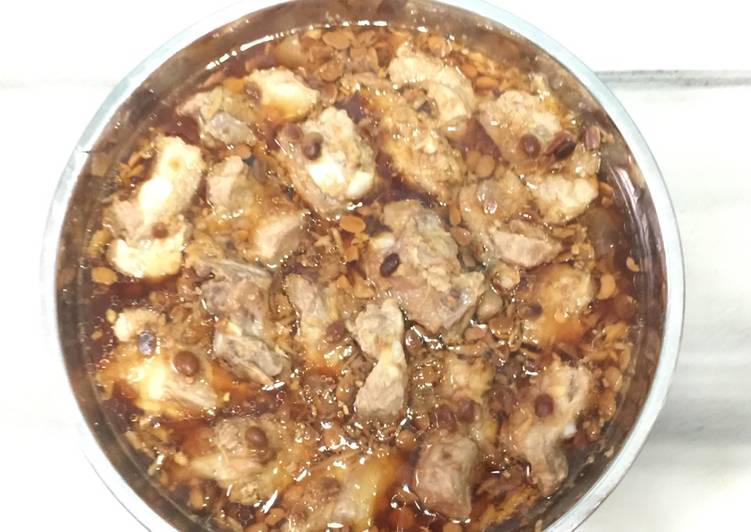 Get Breakfast of Steamed Pork Rib In Soy Bean Paste /Tau Chew