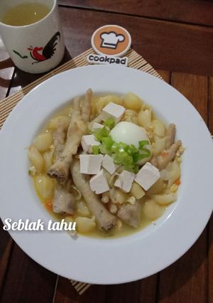 Foto resep Seblak Tahu ceker