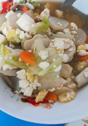 รูปของ ผัดผักรวมเห็ดออริจิเต้าหู้ #กินผักรักสุขภาพ2