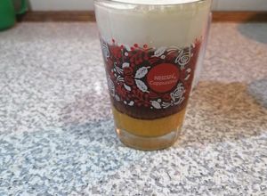 Una foto de Capuchino de calabaza