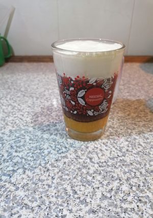 Una foto de Capuchino de calabaza