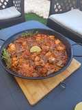 Paella alicantina de pollo
