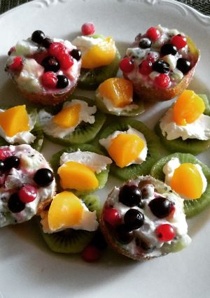 Una foto de Bocaditos deliciosos de kiwi