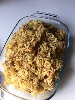 A picture of Boneless chicken pulao.