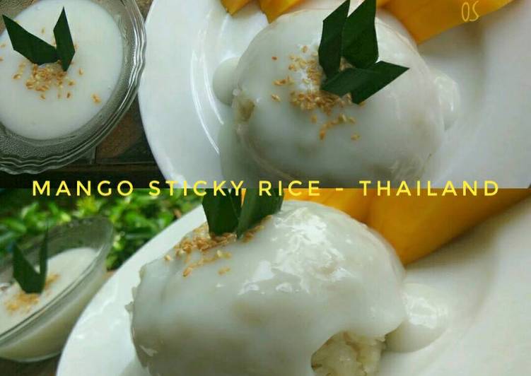 Resep Mango sticky rice - thailand Anti Gagal