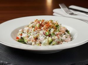 Una foto de Ensalada fría de cangrejo (sin limón)