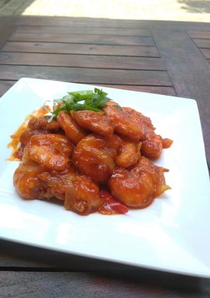 Foto resep Udang Asam Manis