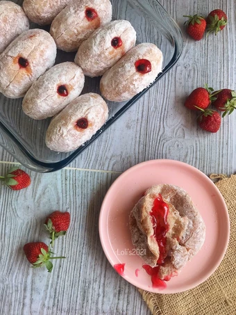 Recipe Strawberry Bomboloni Donuts the Can Spoil the Tongue Tasty