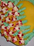 Tarta corazón mousse de mango