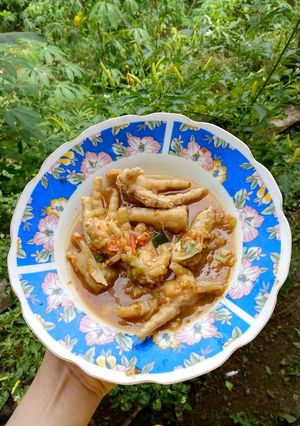 Foto resep Ceker pedas awang long