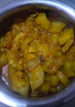 A picture of Lauki ki sabzi.