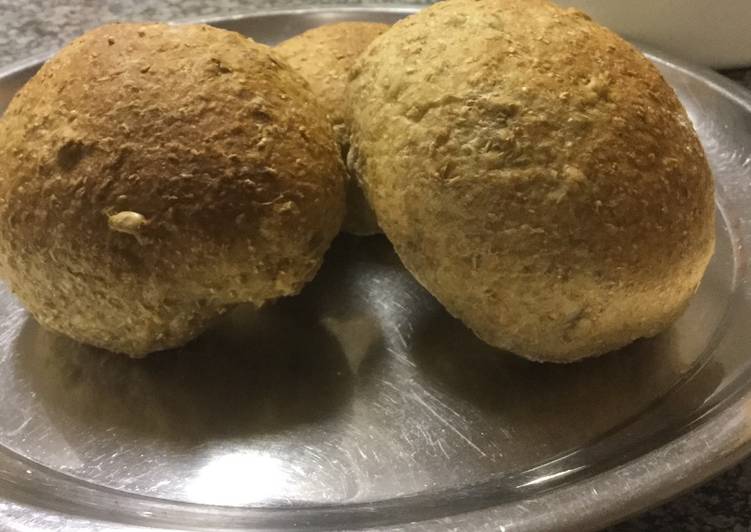 Step-by-Step Guide to Make Favorite Wholewheat dinner rolls