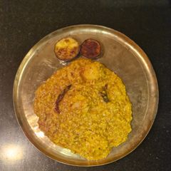 A picture of Bhoger Khichuri.