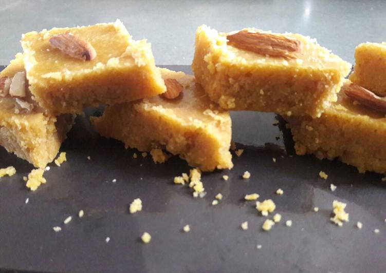 How to Make Award-winning Besan chikki