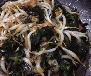 Resep Baru Daun ginseng tempe toge saus tiram ala fe&amp;#39; Sedap