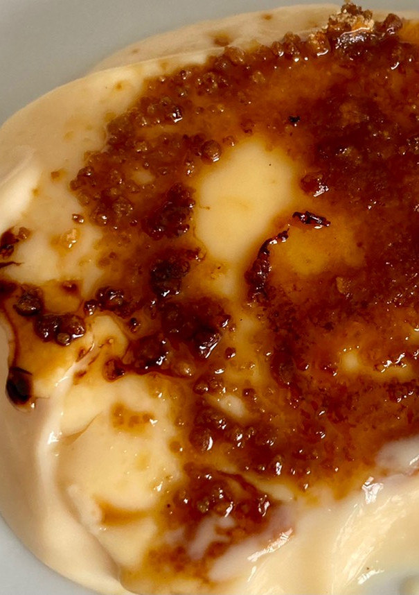 Una foto de Crema catalana