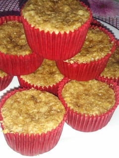 Una foto de Muffins de Manzana y canela