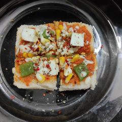 Cheese burst Pizza Squares A picture of Cheese burst Pizza Squares.