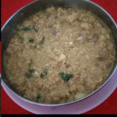 Egg curry with coconut milk A picture of Egg curry with coconut milk.