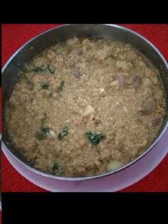 A picture of Egg curry with coconut milk.