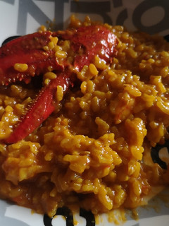 Una foto de Arroz con bogavante meloso