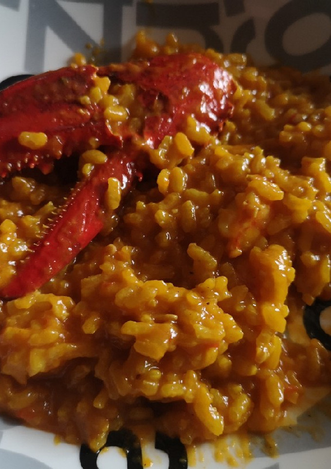 Una foto de Arroz con bogavante meloso