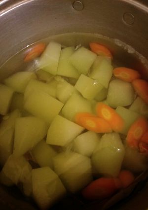 Foto resep Sayur bening labu siam dan wortel